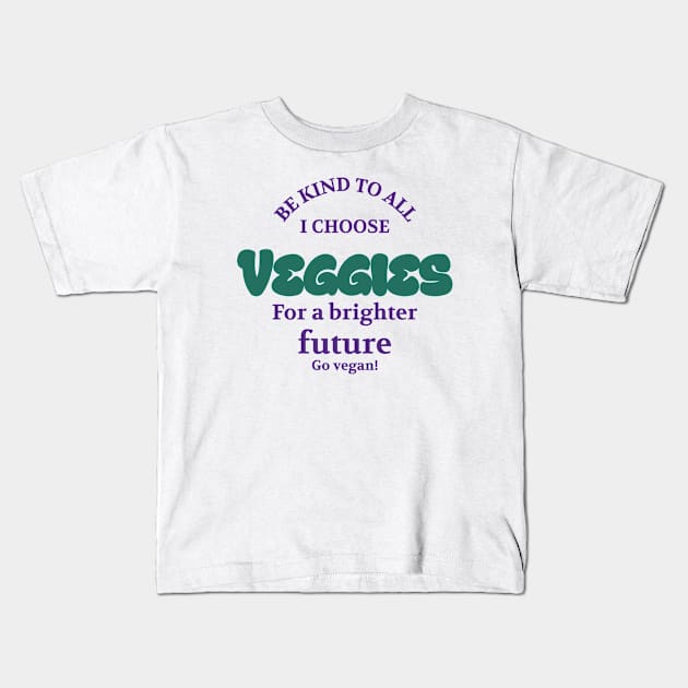 Vegan Veggies Kids T-Shirt by Tip Top Tee's